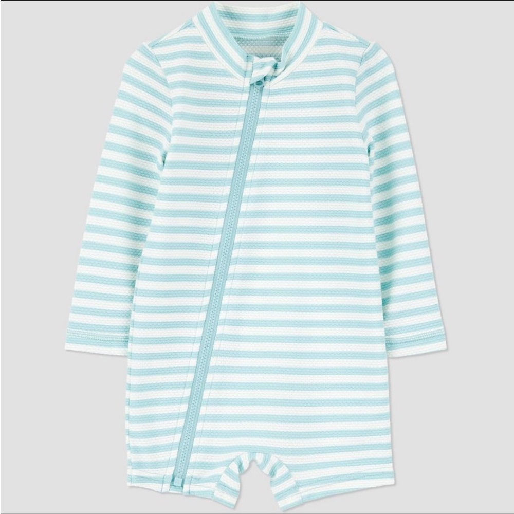 (2) Carter's baby Rashguards 50+ spf